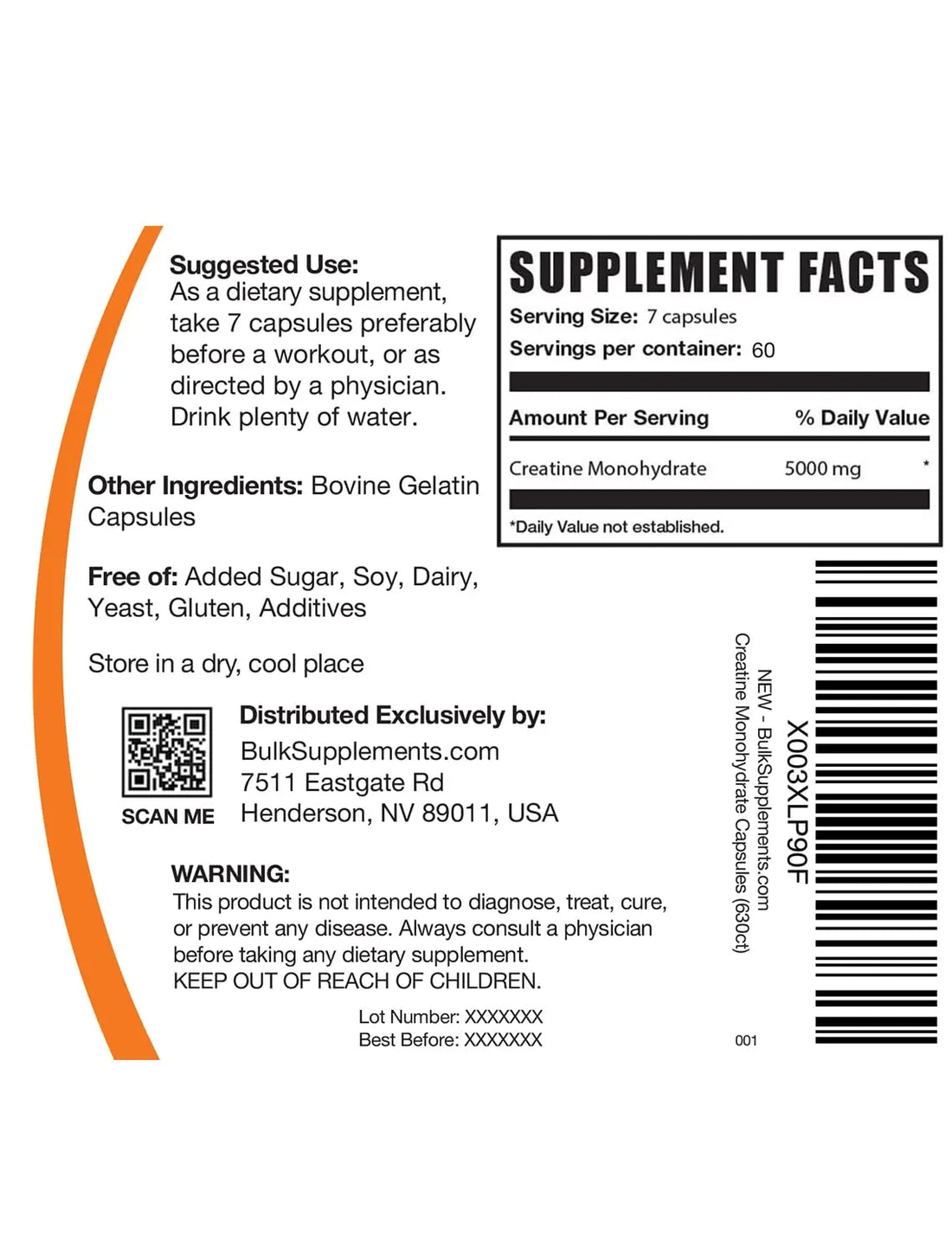 BULKSUPPLEMENTS.COM Creatine Monohydrate Capsules - Micronized Creatine Monohyd BULKSUPPLEMENTS.COM Au supplements