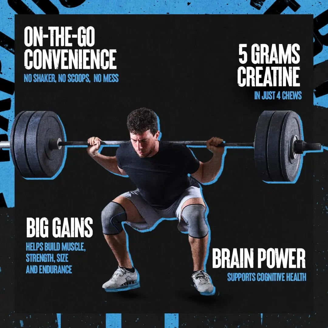 Animal Creatine Chews Tablets - Enhanced Creatine Monohydrate with AstraGin Animal Au supplements