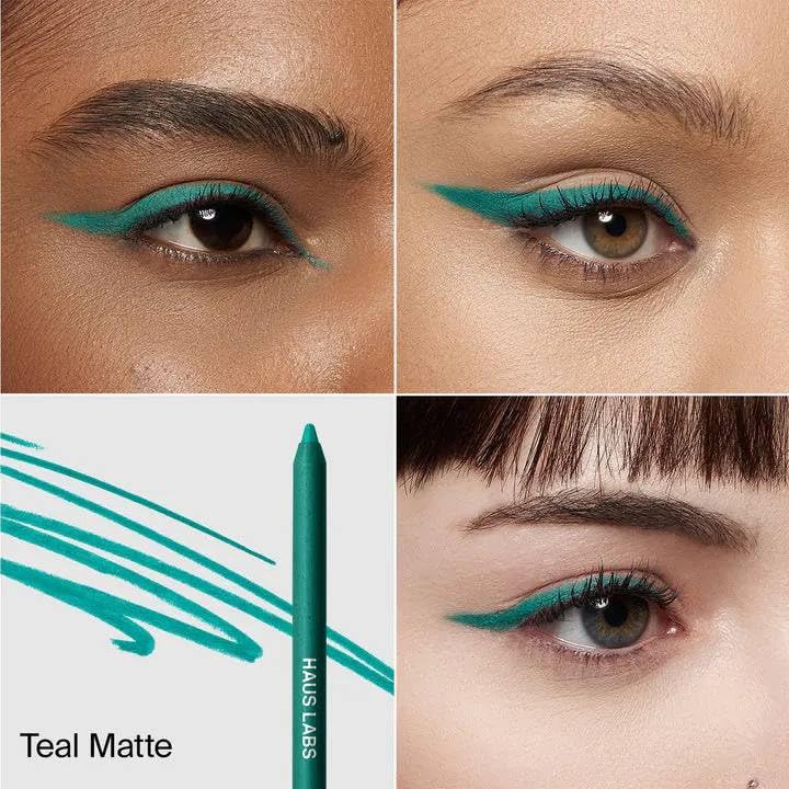 HAUS LABS BY LADY GAGA Optic Intensity Eco Eyeliner - Teal Matte + Complimentary Sheet Face Masque HAUS LABS BY LADY GAGA Au supplements