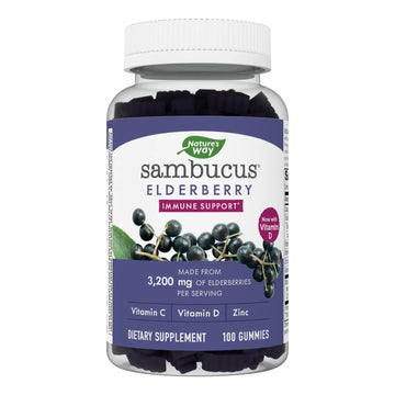 Nature's Way Sambucus Elderberry Gummies - Immune Support Supplement for Kids Nature's Way Au supplements