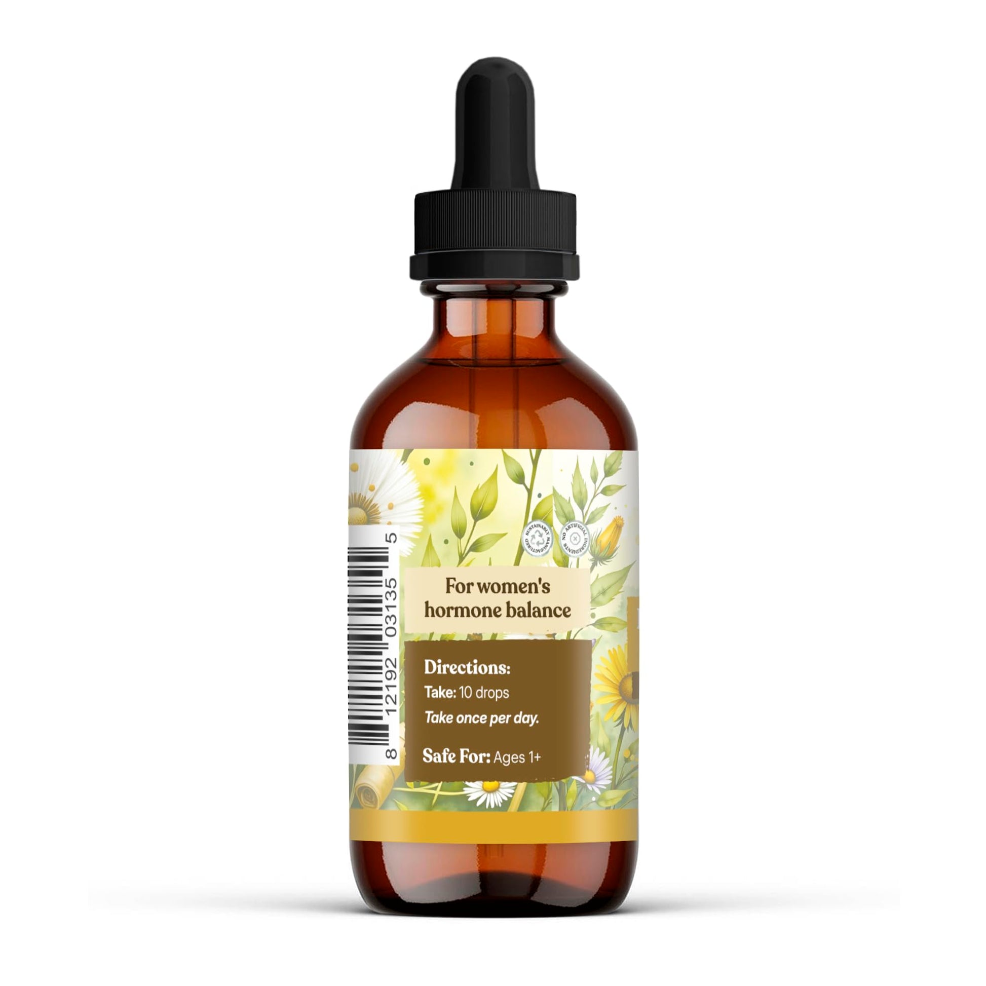 Earthley Wellness Postpartum Balance, Supports and Balances Female Hormones, Supports Postpartum Recovery, Smooths Out Mood Swings, Essential Herbs Like Dandelion Root, Catnip, & Alfalfa (2oz) Earthley Wellness Au supplements