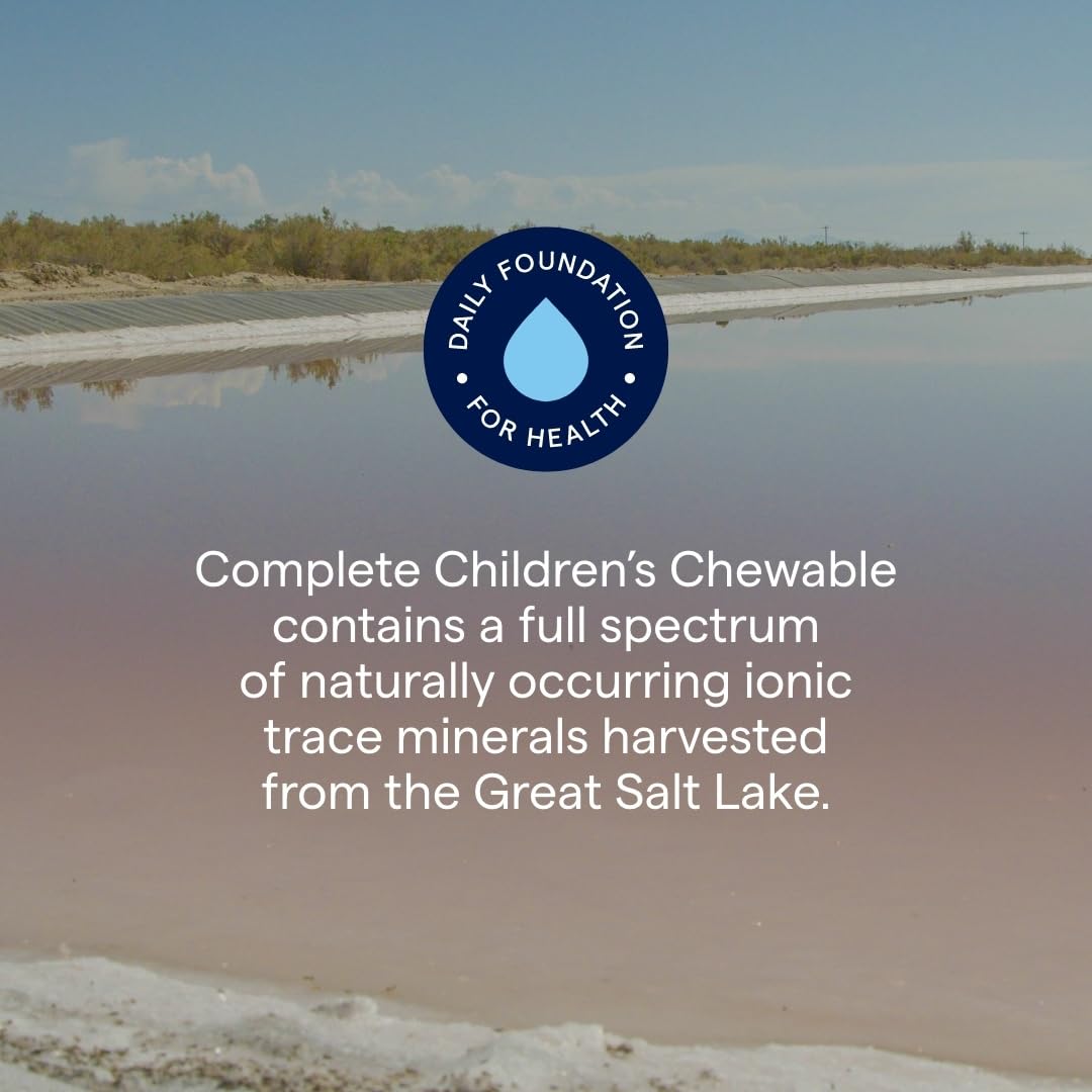 Trace Minerals Complete Children's Chewable - Gluten-Free Multivitamin for Kids - Chewable Multivitamin Supplement to Support Health & Development - 60 Chewable Wafers (30 Servings) Trace Minerals Au supplements