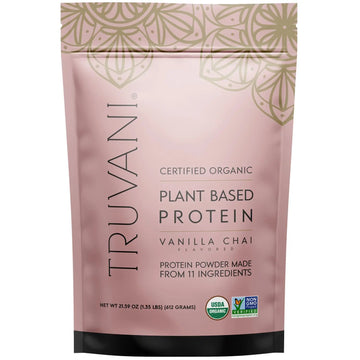 Truvani Organic Vegan Protein Powder Vanilla Chai - 20g of Plant Based Protein, Organic Truvani Au supplements
