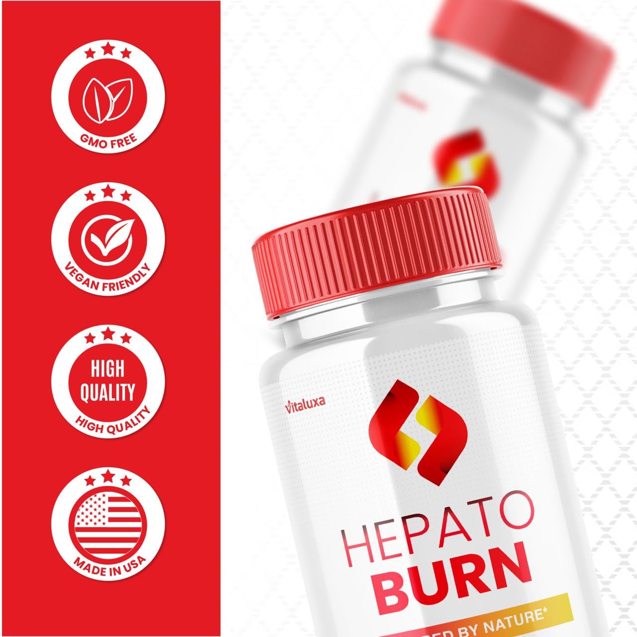 (2 Pack) Hepato Burn Capsules - HepatoBurn Supplement Pills Advanced Formula Wait Premium Blend All Natural Loss Support for Men Women, Hepataburn Reviews Maximum Strength Burner Health (120 Capsules) Vitaluxa Au supplements