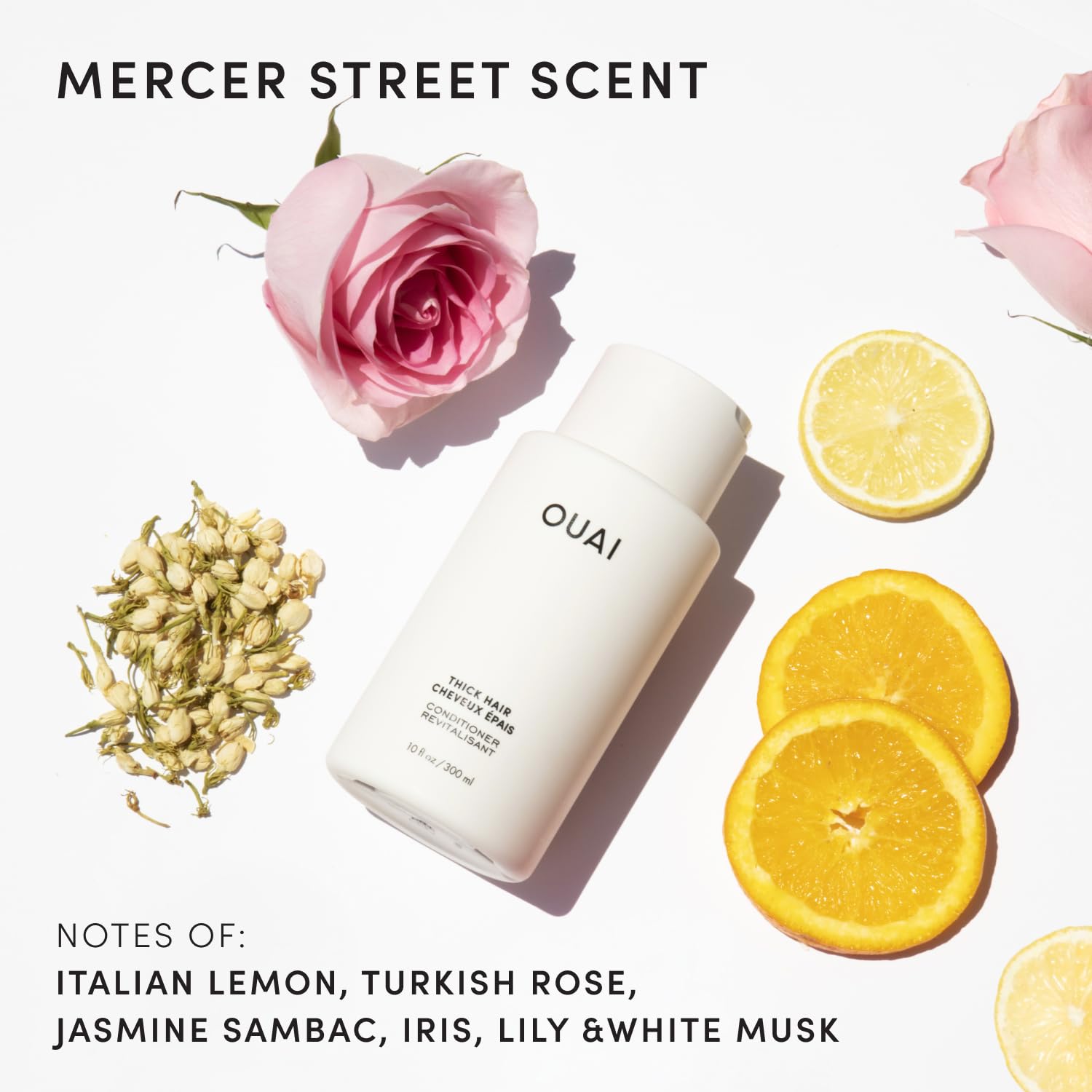OUAI Thick Hair Conditioner Travel Size - Moisturizing Conditioner for Dry, Frizzy Hair - Keratin, Marshmallow Root, Shea Butter and Avocado Oil - Paraben, Phthalate and Sulfate Free (3 Oz) OUAI Au supplements