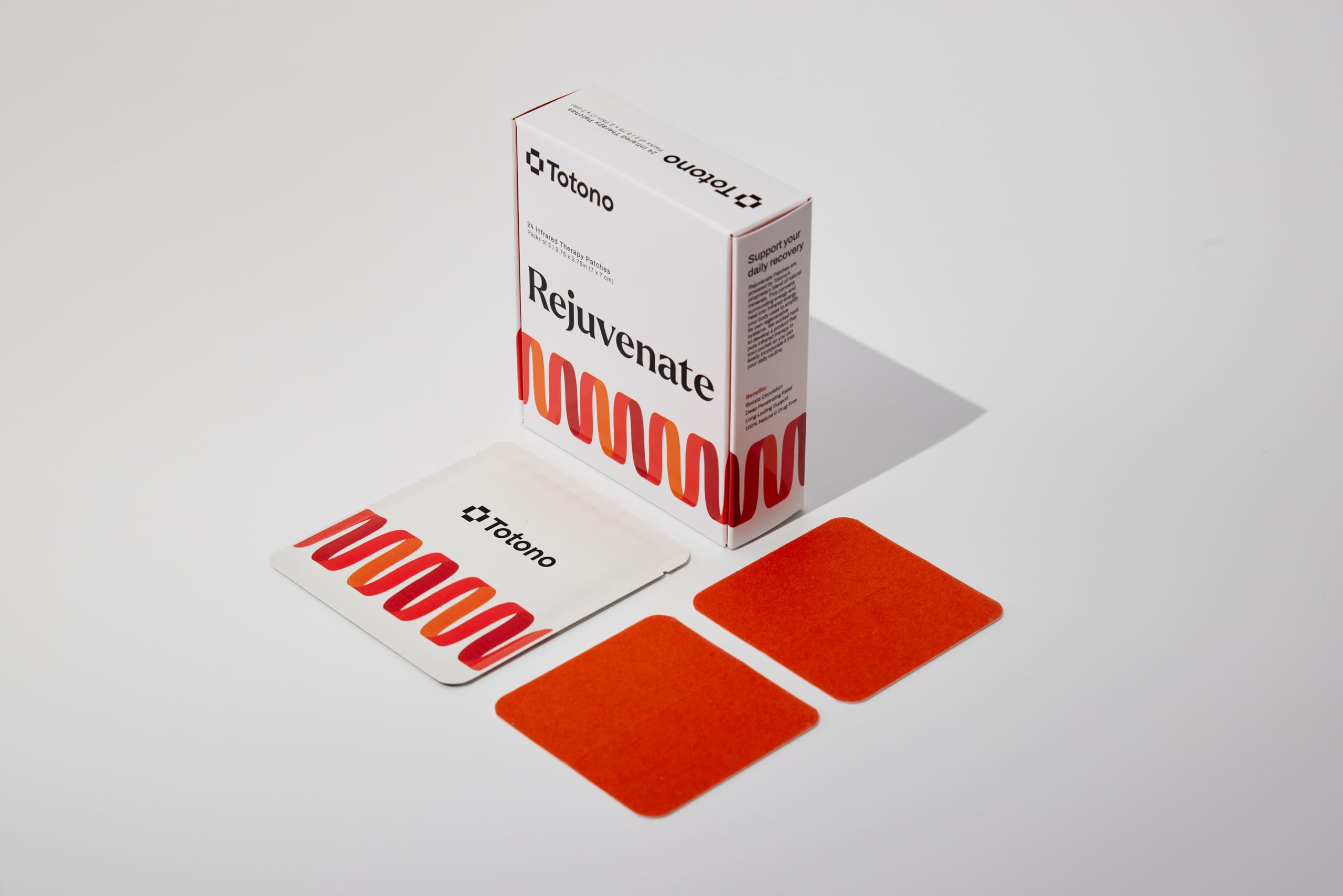 Totono Infrared Therapy Patches – 24 Far‑Infrared Bioceramic Patches (24 Pack) – Drug-Free, Portable, Essential Oil‑Infused for Muscles & Joints Totono Au supplements