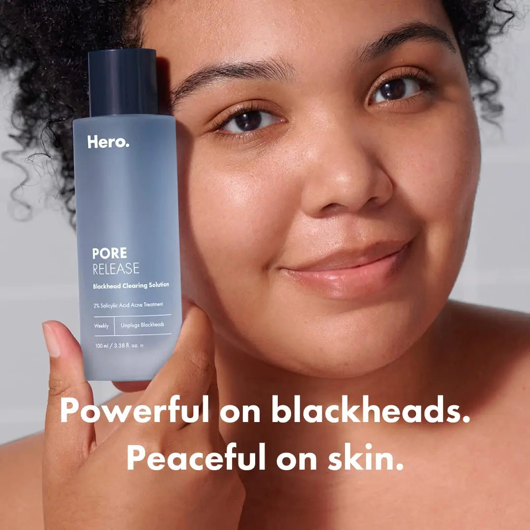 Hero Cosmetics Pore Release Blackhead Clearing Solution - Exfoliating Toner Featuring BHA HERO COSMETICS Au supplements