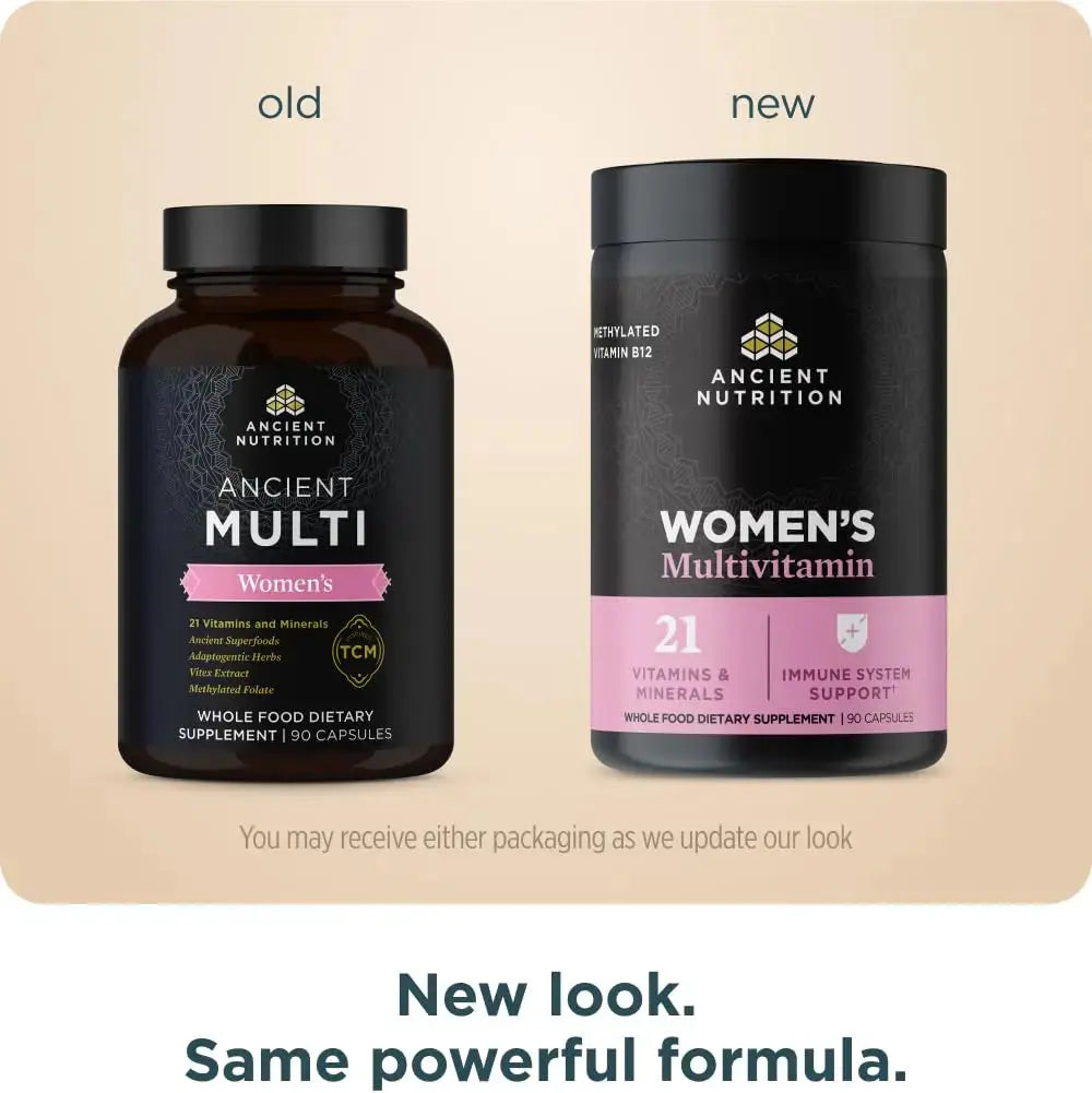 Ancient Nutrition Multivitamin for Women, Multi Women's, Methylated Vitamin D, C, B12, Zinc, Magnesium Ancient Nutrition Au supplements
