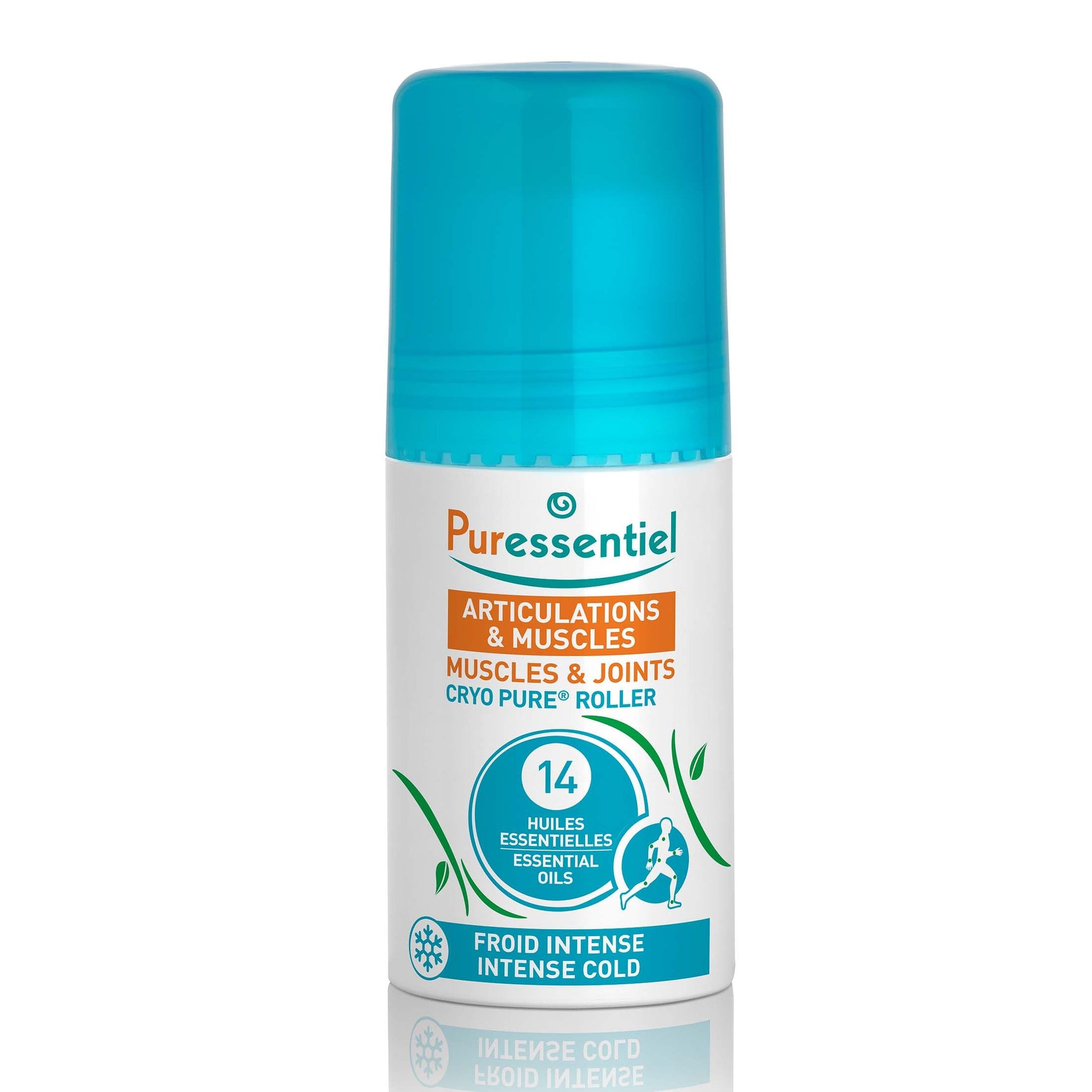 Puressentiel Muscles and Joints Cryo Pure Roller - Natural Menthol and Essential Oils Soothe Muscles - Long Lasting Cooling Sensation - 2.5 oz Puressentiel Au supplements