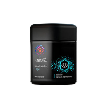 MitoQ +Eye – Eye Health Supplement with Lutein & Zeaxanthin (5:1 Ratio), Bilberry, Maritime Pine Bark, Zinc, Mitoquinol | Supports Macular Health, Visual Clarity & Blue Light Defense MitoQ Au supplements
