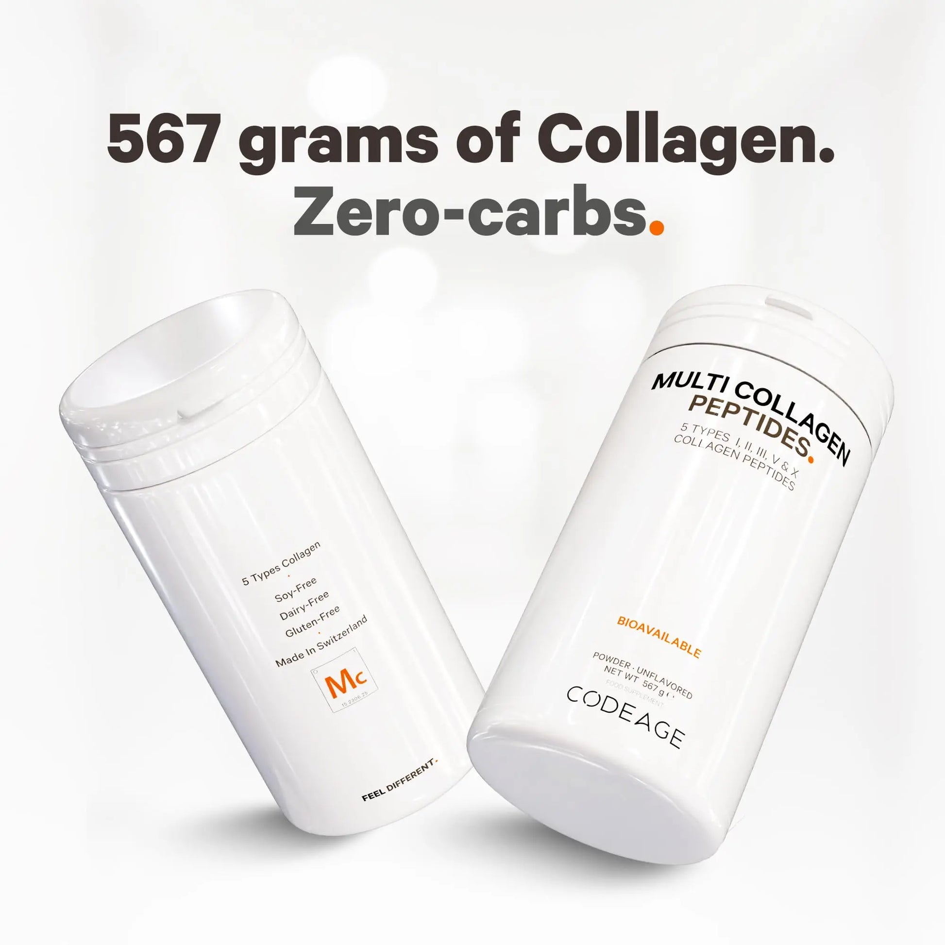 Codeage Multi Collagen Protein Powder Peptides, 2-Month Supply, Hydrolyzed, Type I, II, III, V, X Grass Fed Codeage Au supplements