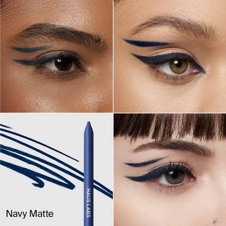 HAUS LABS BY LADY GAGA Optic Intensity Eco Eyeliner - Navy Matte + Complimentary Sheet Face Masque HAUS LABS BY LADY GAGA Au supplements
