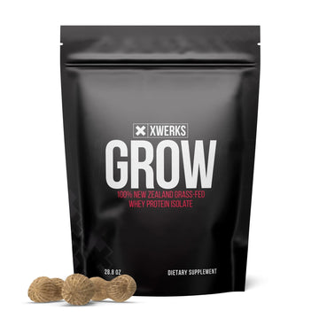 Xwerks Grow 100% New Zealand Grass-Fed Whey Protein - 25g of Pure Isolate Protein Xwerks Au supplements
