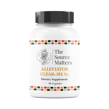 The Source Matters Alleviator Clear-ME SR Seasonal Allergy Relief and Immune Support | Quercetin, Bromelain, Stinging Nettles, NAC, and Vitamin C (40 Capsules) THE SOURCE MATTERS Au supplements