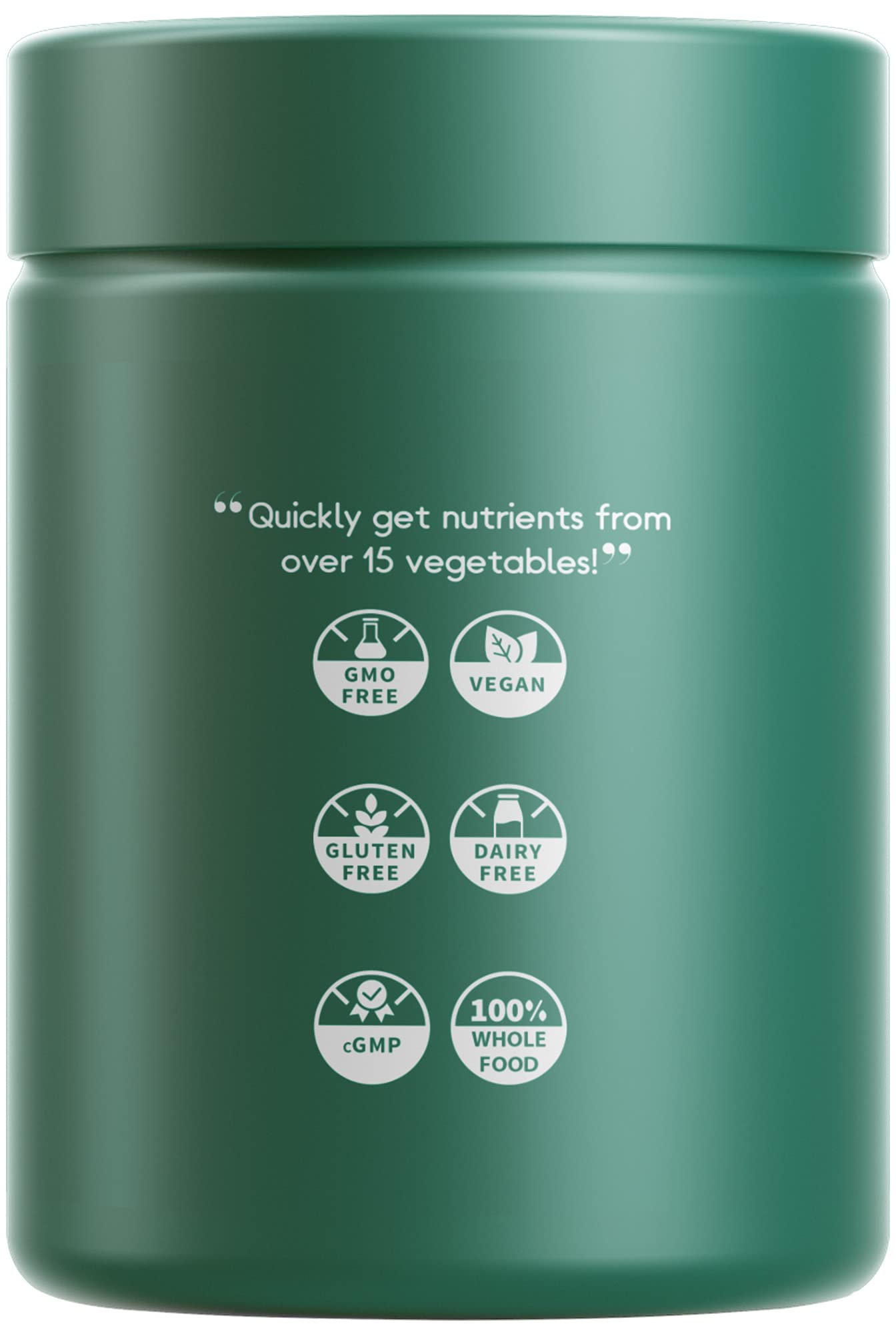 Codeage Instantfood Easy Veggies, Over 15 Vegetable Powders Equivalent All-in-One, Daily Vegan Blend, Whole Food Greens Vitamins Supplement Capsules, Phytonutrients Multivitamin, Non-GMO, 90 Capsules Codeage Au supplements