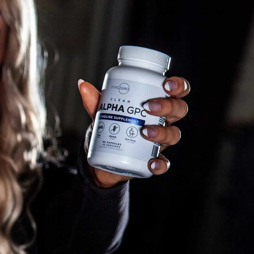 Type Zero Ultra Clean Alpha GPC Choline Supplement (600mg | 90 Capsules) Soy Free, Non-GMO Nootropics Alpha GPC 600mg / 300mg; Alpha-GPC Brain Memory and Focus Supplements Type Zero Au supplements