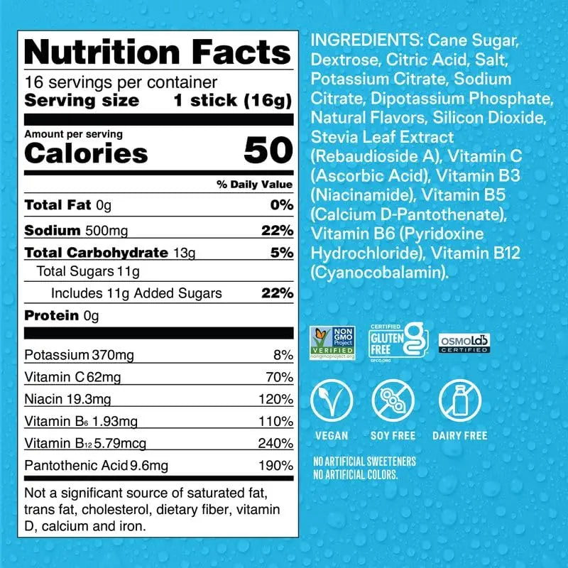 Liquid I.V.® Hydration Multiplier - Orange Vanilla Dream | Electrolyte Powder Drink Mix | 1 Pack (16 Servings) Liquid I.V. Au supplements