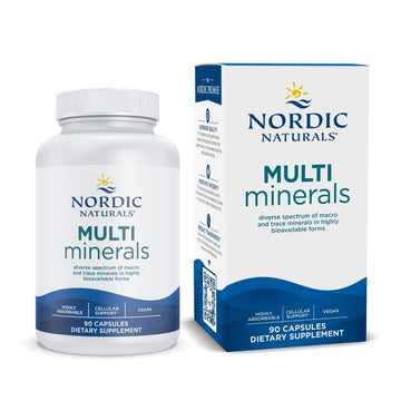 Nordic Naturals Multi Minerals, Unflavored - 90 Capsules - 11 Essential Minerals - Optimal Health & Wellness - Certified Vegan - Non-GMO - 30 Servings Nordic Naturals Au supplements