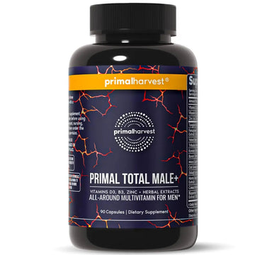 Primal Harvest Total Male+ Multivitamin for Men Vitamins, Minerals and Herbal Support for Energy, Vitality, Immune Health Primal Harvest Au supplements