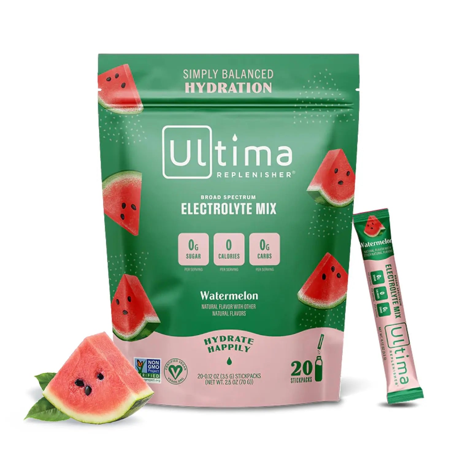 Ultima Replenisher Daily Electrolyte Drink Mix – Watermelon, 20 Stickpacks Ultima Replenisher Au supplements