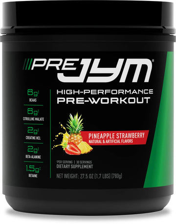 PRE JYM 30 Servings - Pineapple Strawberry JYM Supplement Science Au supplements