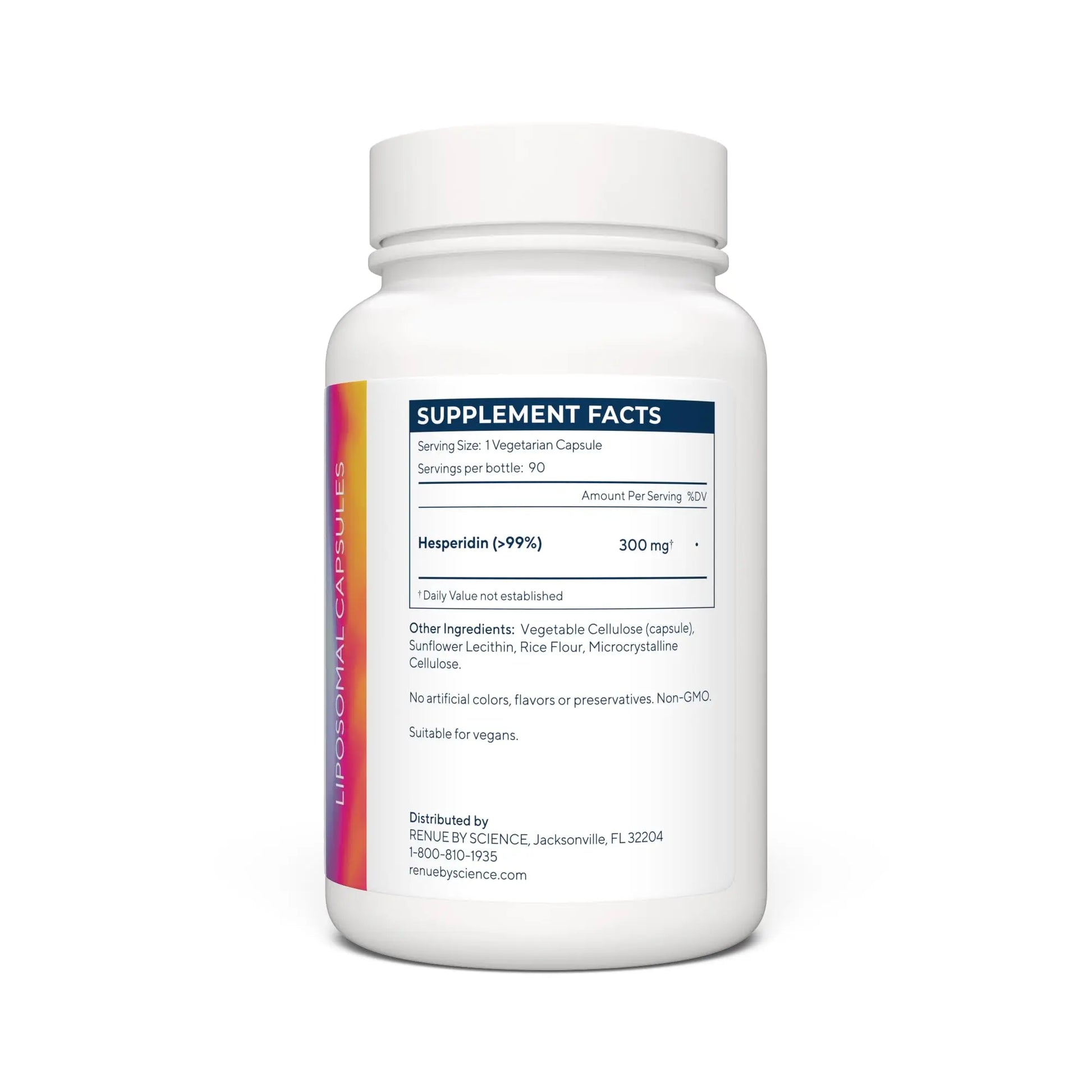 Renue By Science Hesperidin | Liposomal Hesperidin Supplements | 90 High Strength Capsules - 300mg per Serving | Non-GMO | Made in The USA & Third-Party Tested Renue By Science Au supplements