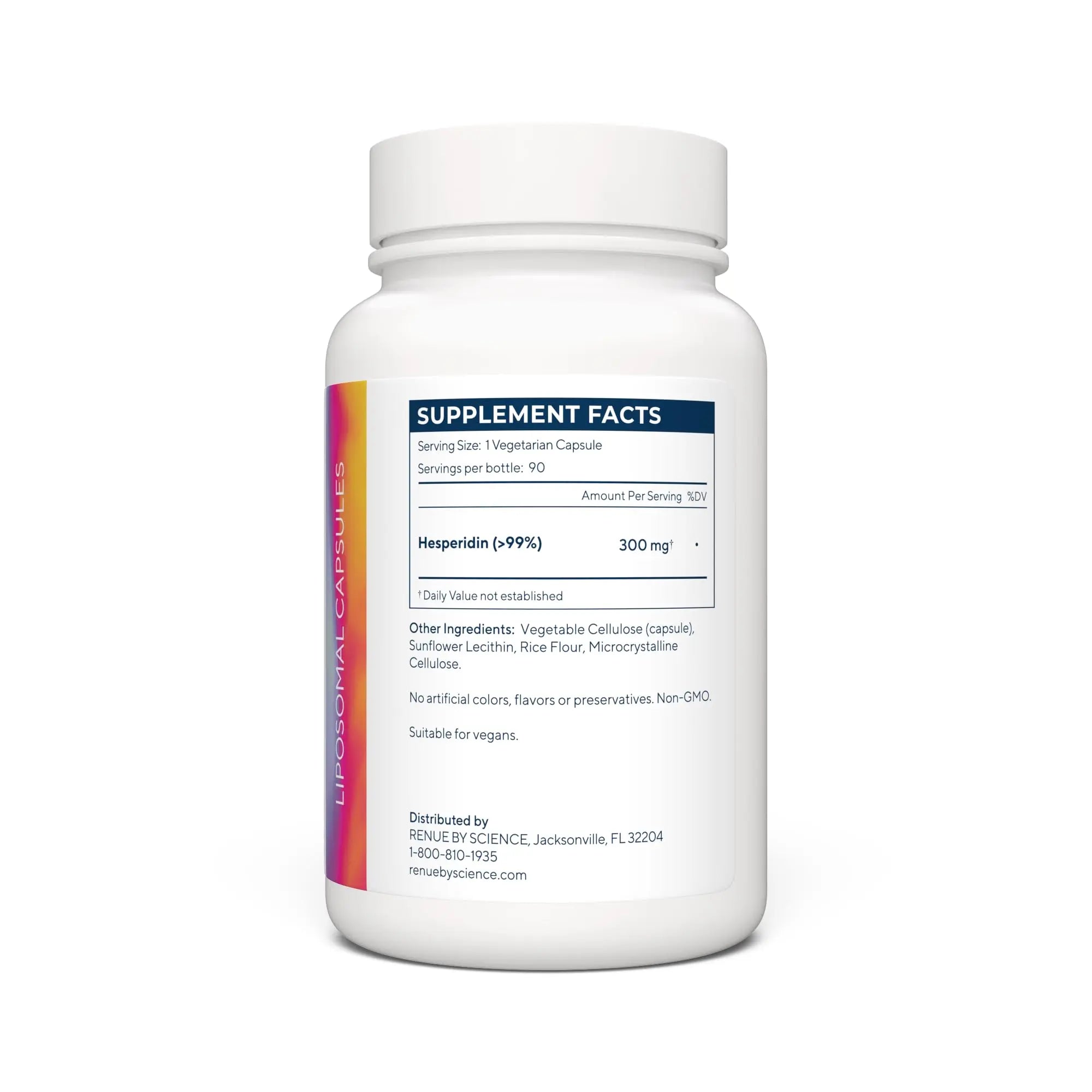 Renue By Science Hesperidin | Liposomal Hesperidin Supplements | 90 High Strength Capsules - 300mg per Serving | Non-GMO | Made in The USA & Third-Party Tested Renue By Science Au supplements