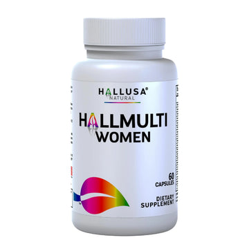 Women’s Multivitamin 18+ Vitamins & Minerals | Biotin, Folic Acid, Zinc, Calcium, Magnesium & Vitamin D | Hair, Skin & Nails Support, Energy Hallusa Natural Au supplements