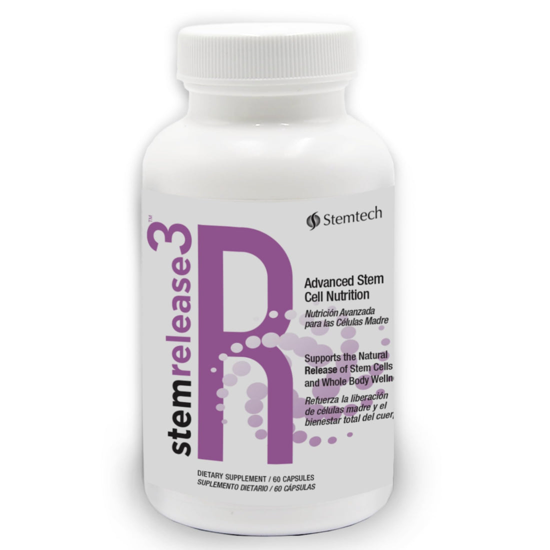 Stemtech Stemrelease3 Cutting-Edge Stem Cell Nutrition for Natural Renewal and Youthful Vitality, Exclusive Blend for Enhanced Telomere Health, 60 Capsules StemTech Au supplements