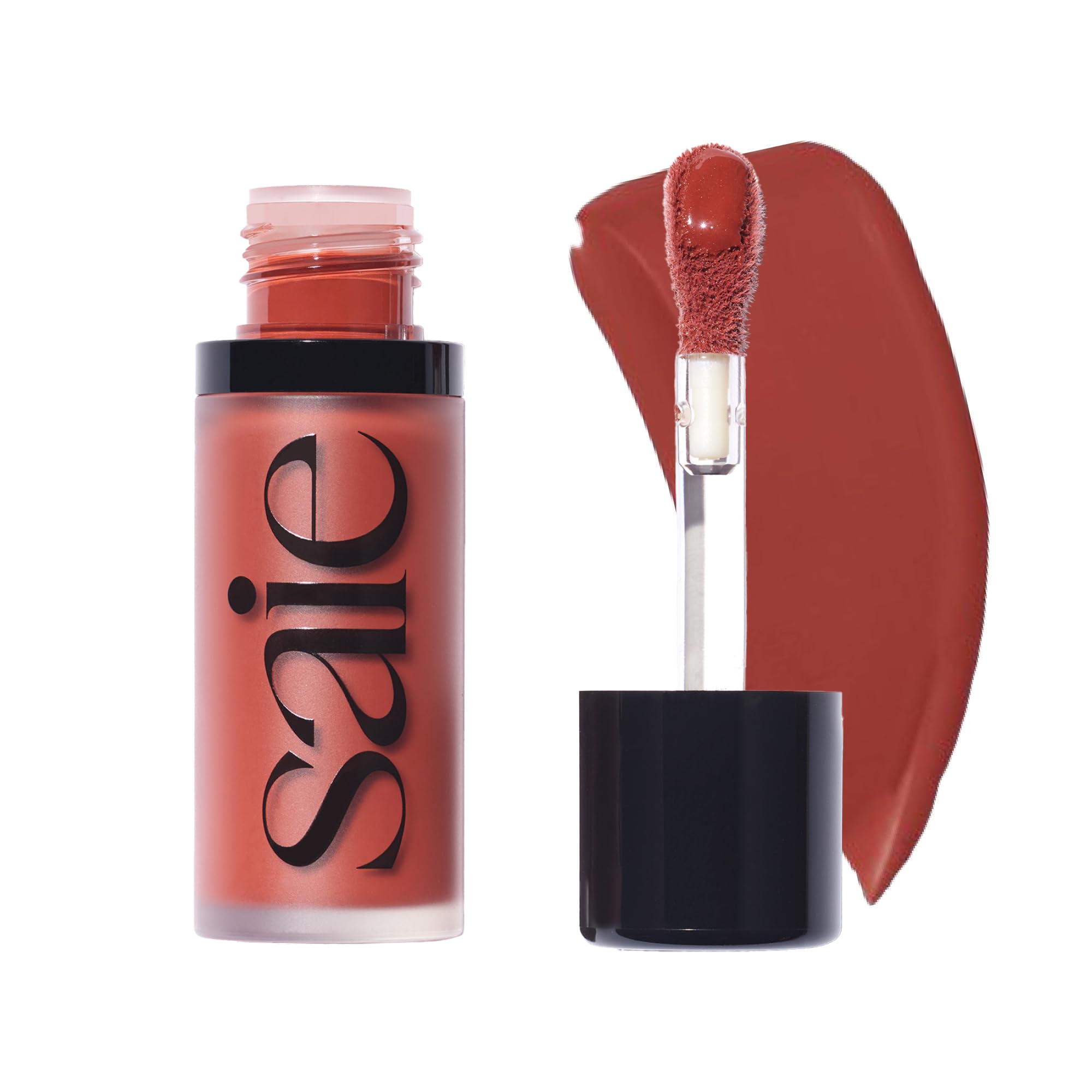 Saie Dew Liquid Blush for Cheeks - Hydrating Cream Blush Stick with a Blendable + Buildable Formula - Skincare Infused Dewy Cheek Tint for a Natural Flush - Glowy Makeup Essential - Spicy (.40 oz) Saie Au supplements