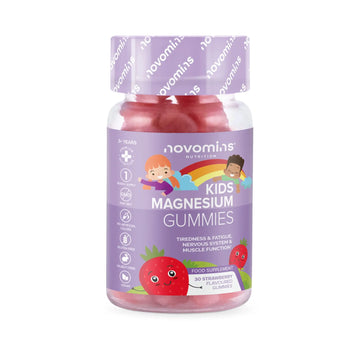 Kids Magnesium Gummies – Vegan - 1 Month Supply – Childrens Supplements – 30 Chewa novomins Au supplements