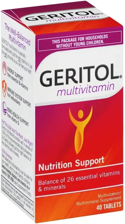 Geritol Complete Tablets 100 Tablets Geritol Au supplements