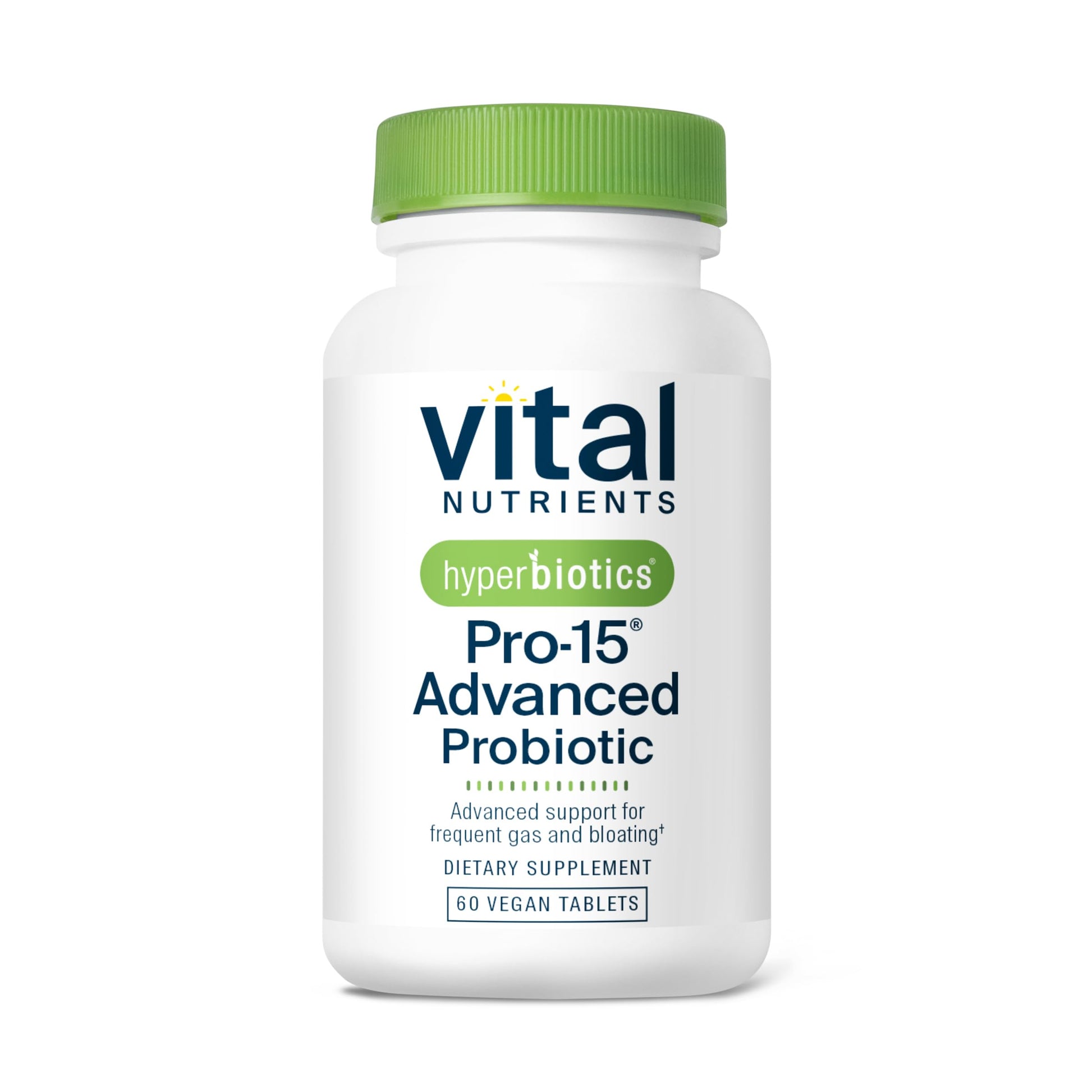 Hyperbiotics Vital Nutrients Pro-15 Advanced Probiotics for Women and Men | 15 Strains + Kiwifruit | Clinically Studied Daily Probiotics for Digestive Health, Gas, & Bloating | 60 Vegan Tablets Hyperbiotics Au supplements