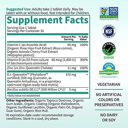 Garden of Life Quercetin Once Daily Immune System Support Garden of Life Au supplements