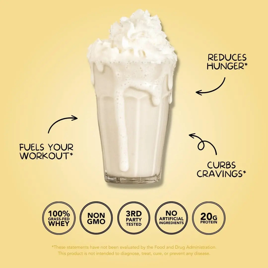 Clean Simple Eats Simply Vanilla Whey Protein Powder, Natural Sweetened and Cold-Proce Clean Simple Eats Au supplements