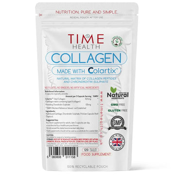 New: Colartix™ Collagen - 120 Capsules - Joint Specific Type II Collagen from Cartilage - Hydrolysed Collagen Time Health Au supplements
