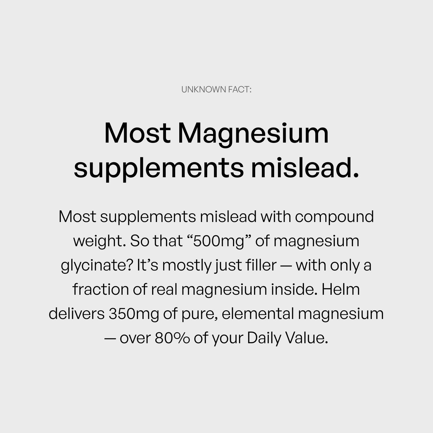 Pure Magnesium Glycinate - Magnesium for Sleep, Stress, Muscle & Nerve Support - High-Absorption, Non-GMO, Vegan - 90 Capsules (350mg) Helm Nutrition Au supplements