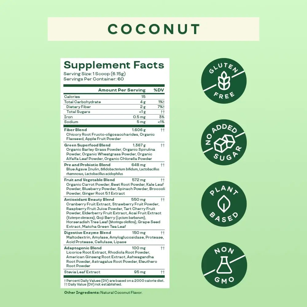 Bloom Nutrition Super Greens Powder Smoothie & Juice Mix - Probiotics for Digestive Bloom Nutrition Au supplements
