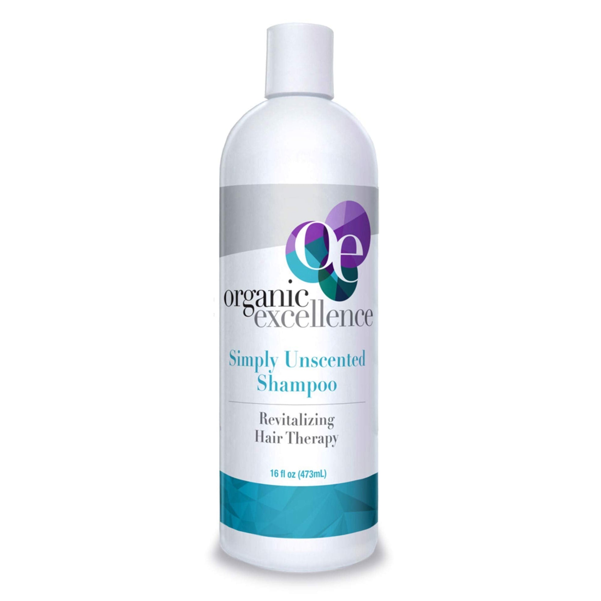 Organic Excellence All Natural Chemical-Free Shampoo | Non-Toxic, Sulfate-Free, Paraben-Free, Fragrance-Free for Men, Women, and Kids - Color-safe 16 fl oz (473 ml) Organic Excellence Au supplements