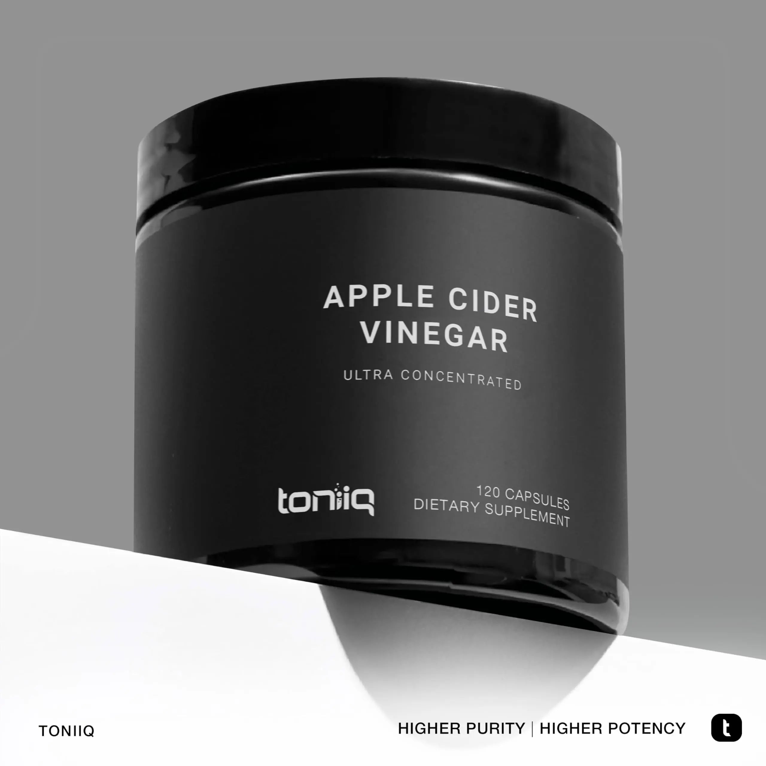 Toniiq 20% Acetic Acid Ultra High Strength Non-GMO Apple Cider Vinegar Capsules Toniiq Au supplements