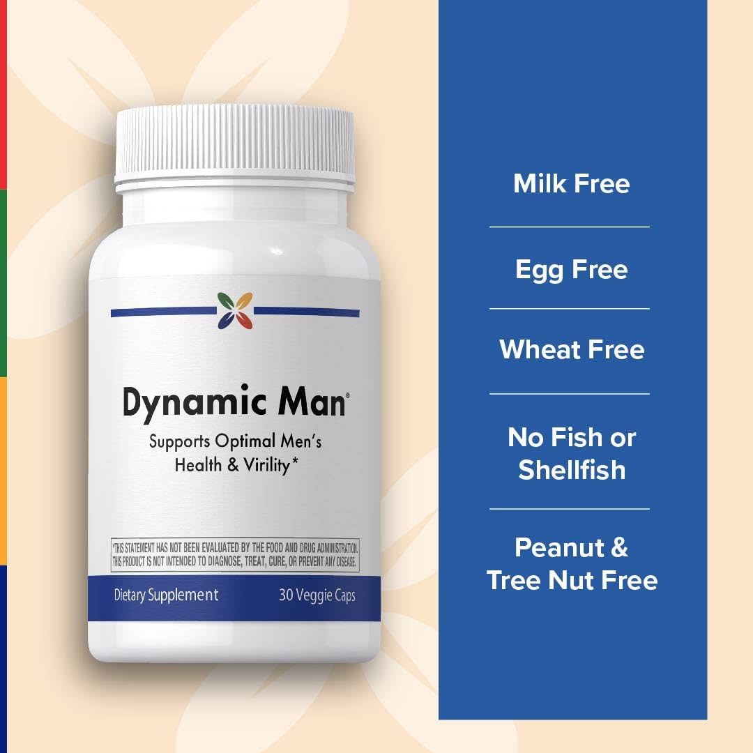 Stop Aging Now - Dynamic Man - Complex Supplement - 30 Vegetarian Capsules Stop Aging Now Au supplements