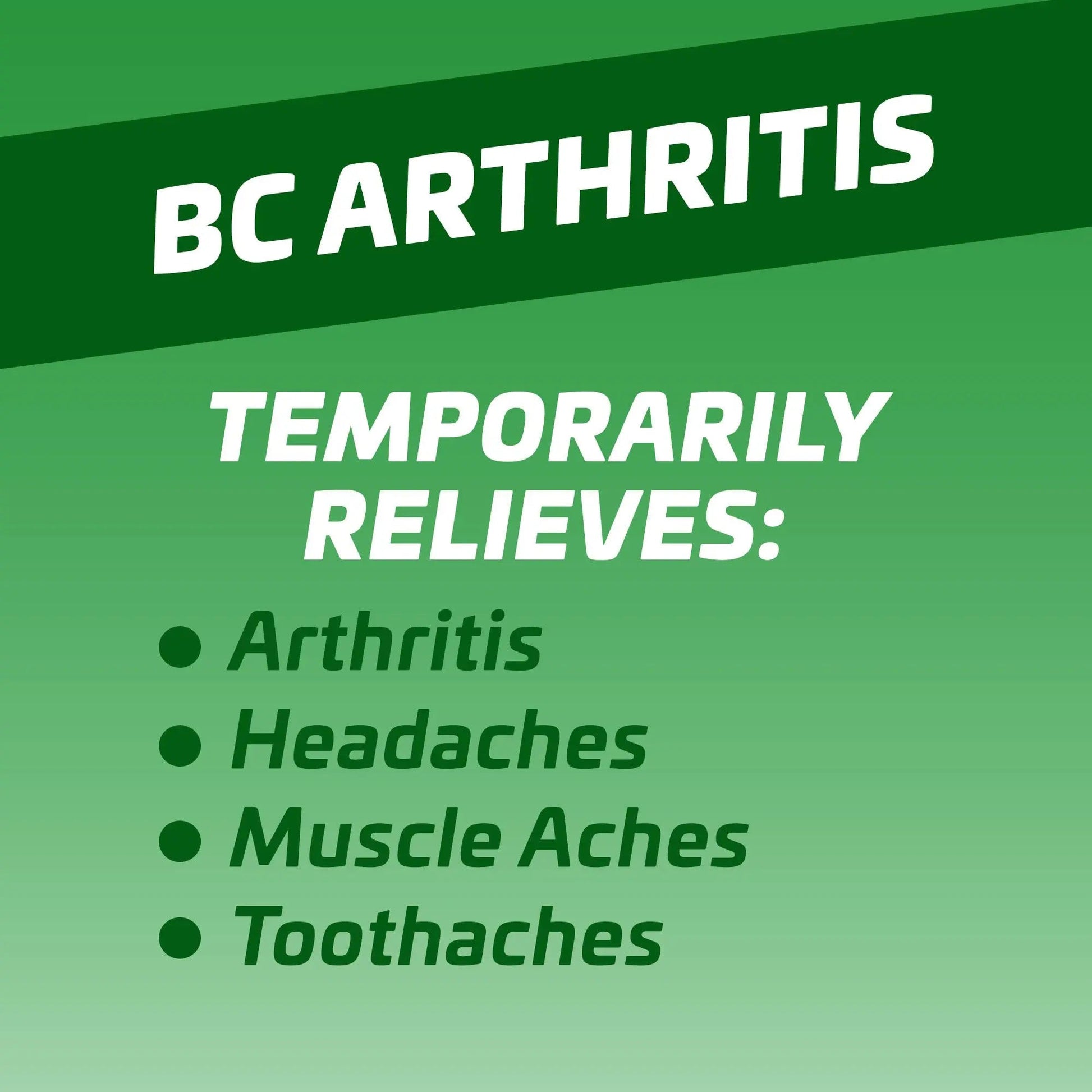 BC Pain Relief Powder, Arthritis Pain, 50 ct (Pack of 1) BC Au supplements