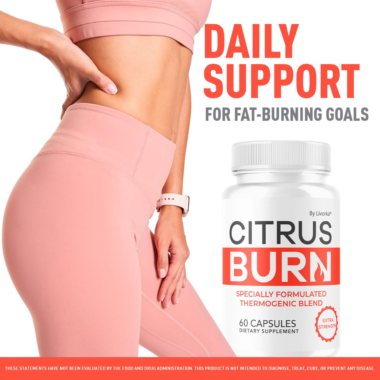 Citrus Burn Capsules - Official CitrusBurn Pills Supplement Support All Natural Ingredients Advanced Formula Premium Multivitamin for Overall Health & Wellness, 60 Capsules for 1 Month LIVORKA Au supplements