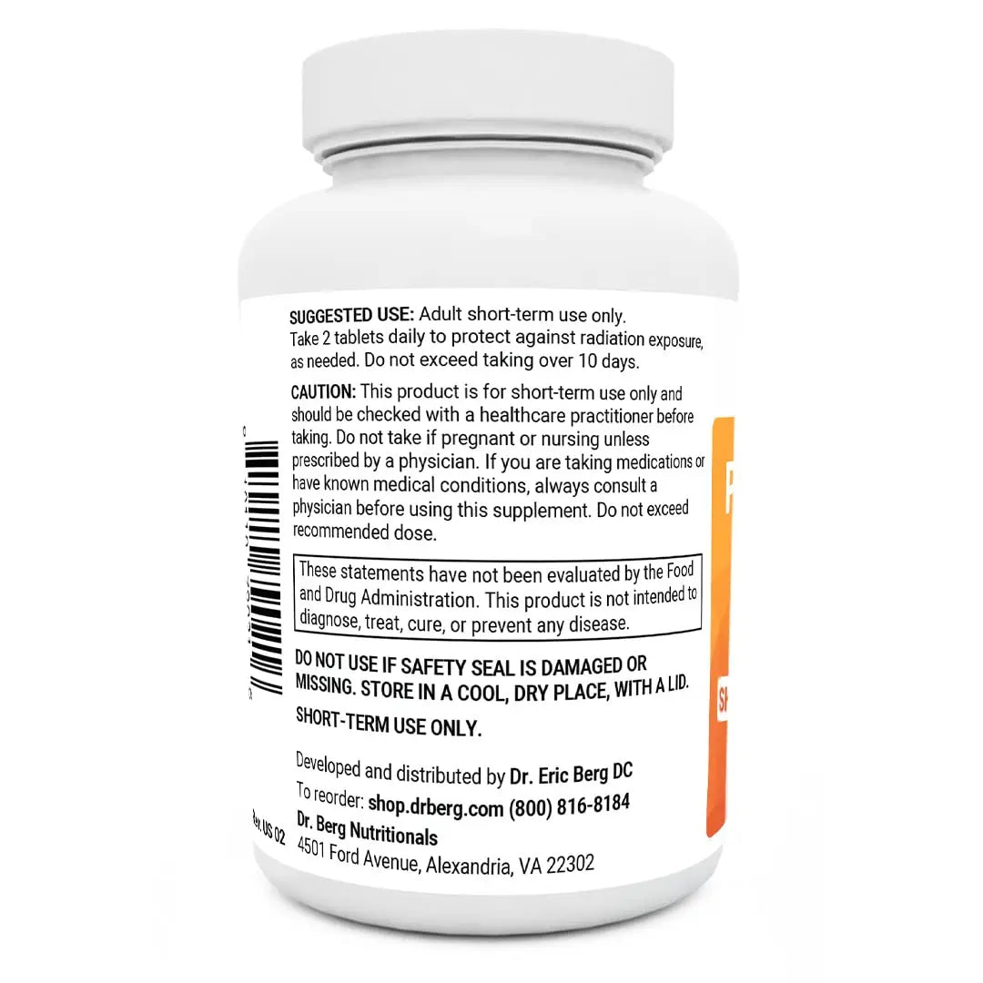 Dr. Berg's Incredible Potassium Iodide Tablets - Now 120 Tablets with a Smaller Easy Dr. Berg Nutritionals Au supplements
