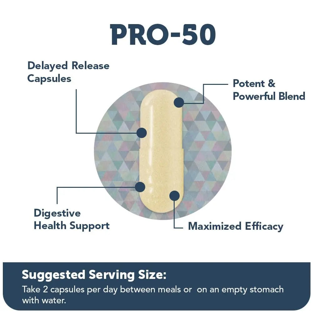 Vitamin Bounty Pro-50 Probiotics - 13 Probiotic Strains, Gut Health, Digestive Health Vitamin Bounty Au supplements