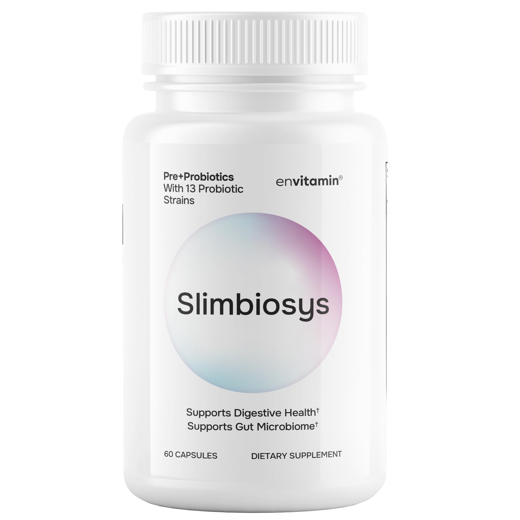 envitamin Slimbiosys Ultra Probiotic Capsule - Pre & Probiotics for Women & Men - Support Your Microbiome envitamin Au supplements