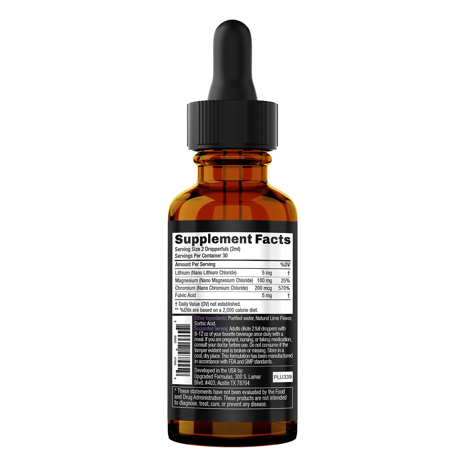 Upgraded Formulas Mood Support Supplement - Feel Calm and Uplifted All Throughout The Day, 2 fl oz Upgraded Formulas Au supplements