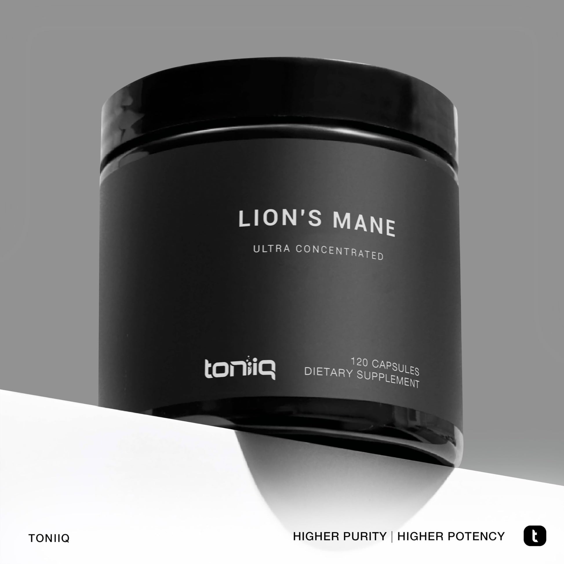 Toniiq Lion’s Mane - Ultra High Potency 10:1 Extract with 30% Polysaccharides - Highly Concentrated & Bioactive - Third-Party Lab Tested - 120 Capsules Toniiq Au supplements