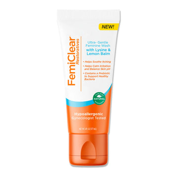 FemiClear® Restoratives Ultra-Gentle Feminine Wash, Made with Lysine & Lemon Balm, Natural Ingredients FemiClear Au supplements