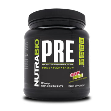 NutraBio PRE Workout V5 - (Cherry Limeade) NutraBio Au supplements